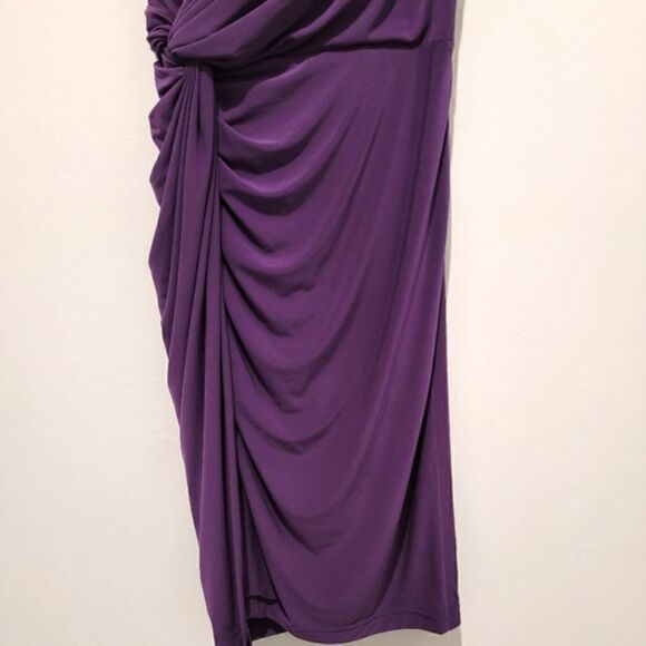 Adrianna Papell 💜 Ruching evening dress size Small - Picture 6 of 13